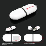 Plastic USB disk med logo images