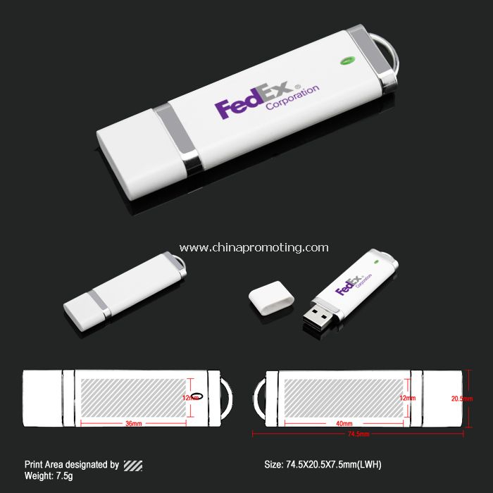 Пластиковые USB-накопитель