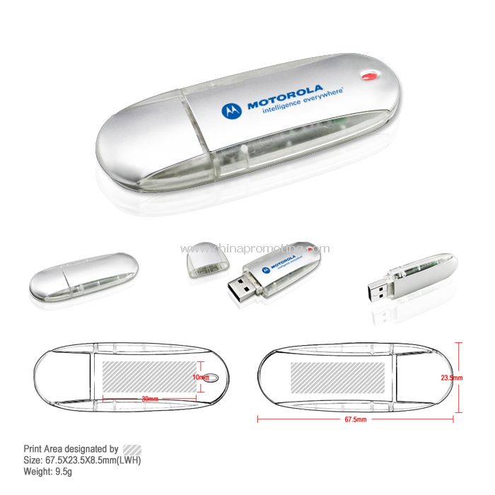 طباعة شعار معدنية USB محرك الأقراص