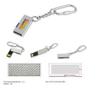 Μεταλλικά USB δίσκο με Keychain images