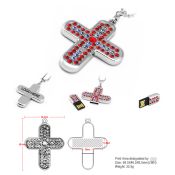 Metal USB driva med diamant images