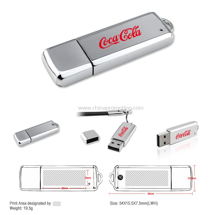 محرك أقراص فلاش USB معدنية