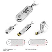 Metal döner USB birden parlamak yuvarlak yüzey images