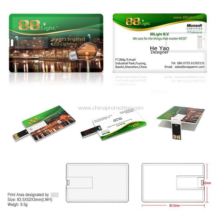 Card USB fulger disc