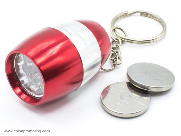 Led flashlight keychain 