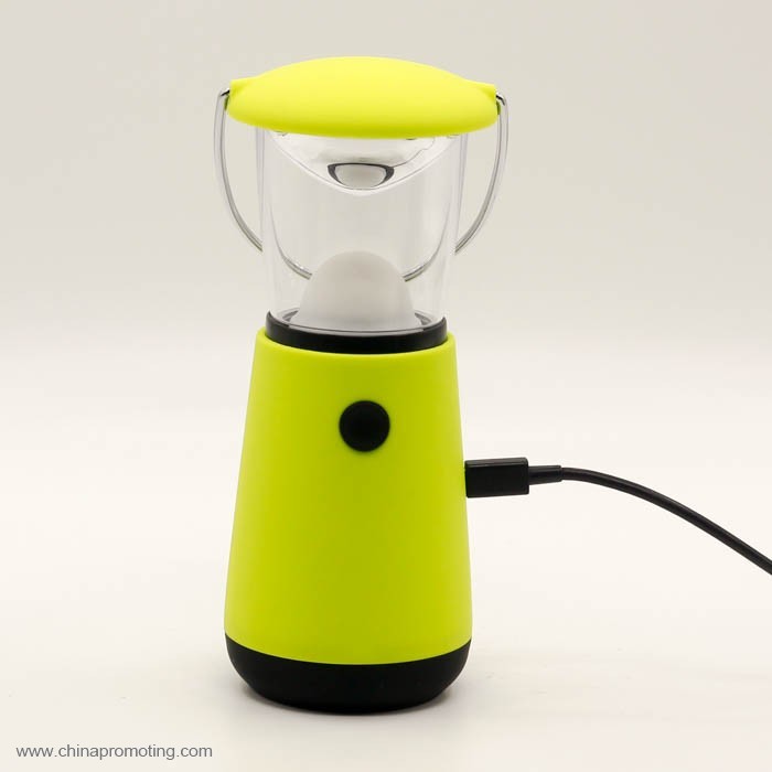 Hand cranking dynamo rechargeable led camping lantern