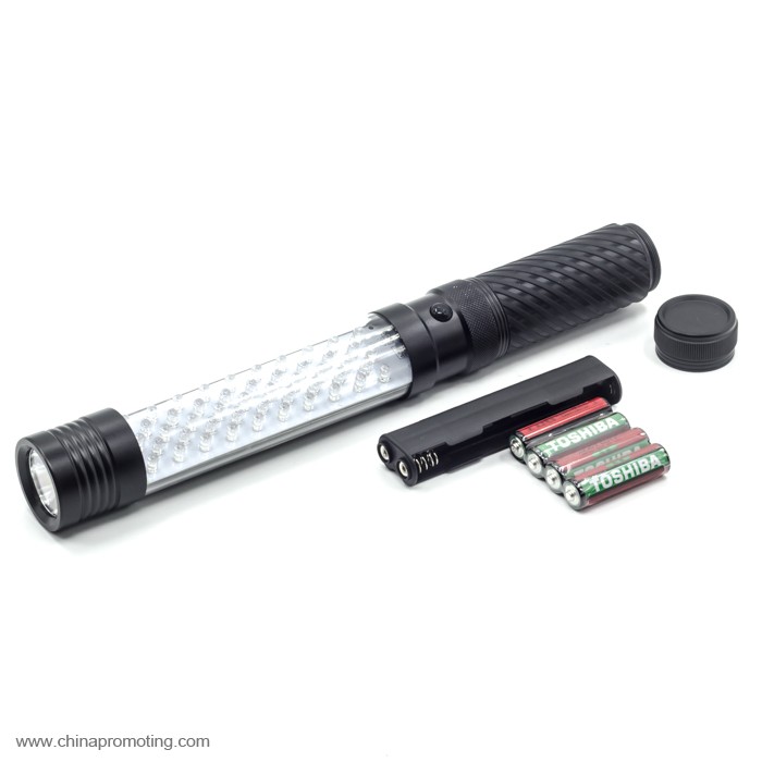 1+30+18 LED aluminum emergency vehicle lights traffic flashlight