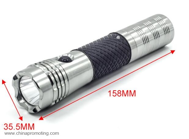 1w led emergency 12v car flashlight with compass