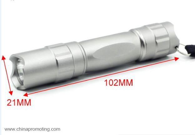 0.5 Watt 1 AA battery single led flashlight