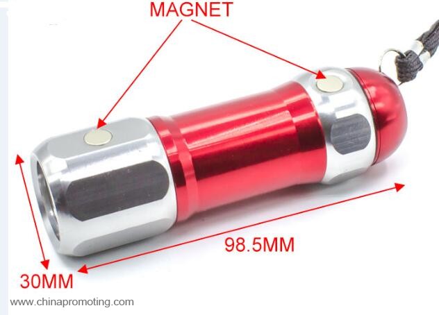 9 led magnetic side first class flashlight
