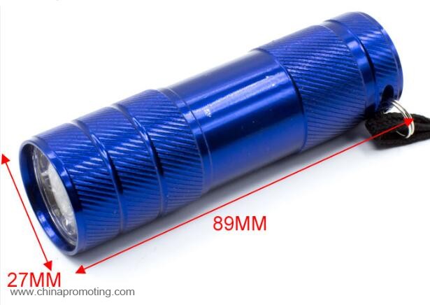 9 LED portable flashlight