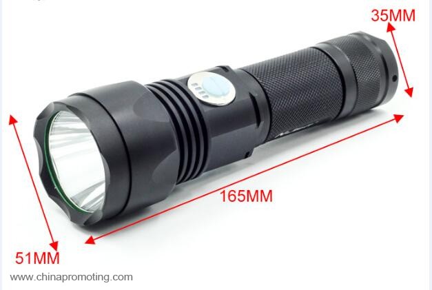 Led rechargeable flashlight