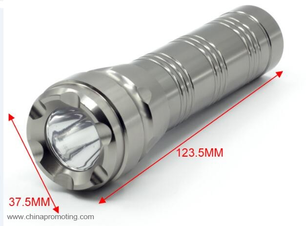 Super bright 180 lumen 3 AAA dry battery military torch light