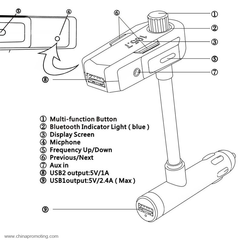 Bluetooth FM Transmitter