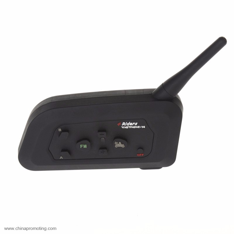 1200M 4 User Motorcycle Intercom Football Referee Headset 