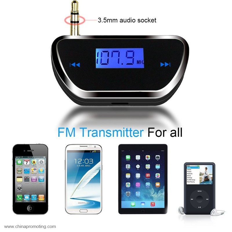 3.5 FM transmitter with hands-free calls