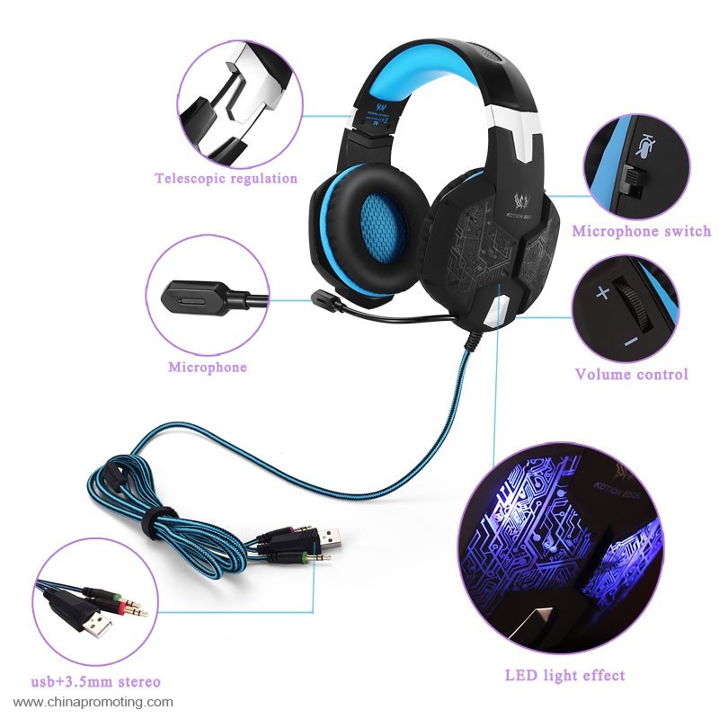 Colorful Led 3.5mm PC Computer Gaming Headset