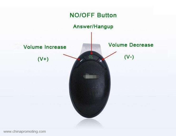 Bluetooth 4.0 Hands Free Car Kit Speakerphone 