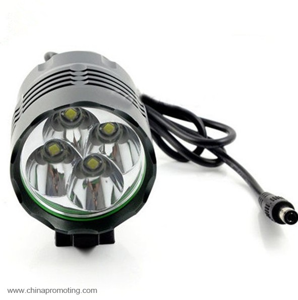 5000-lumen 4leds bike head light