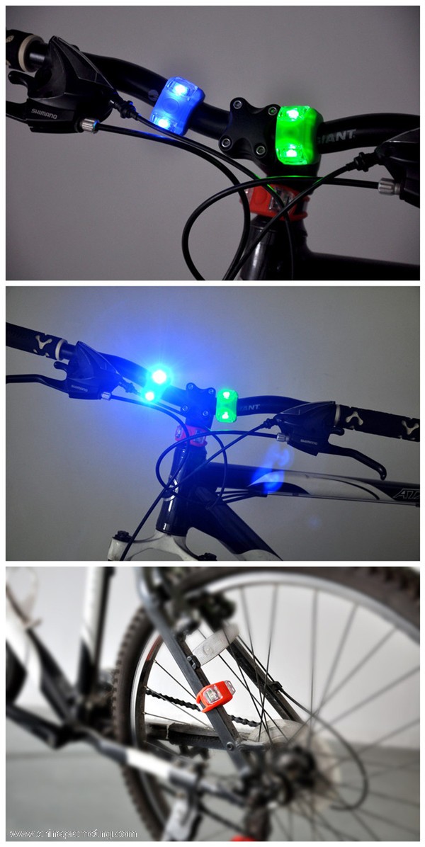  LED Silicone Bike Lights