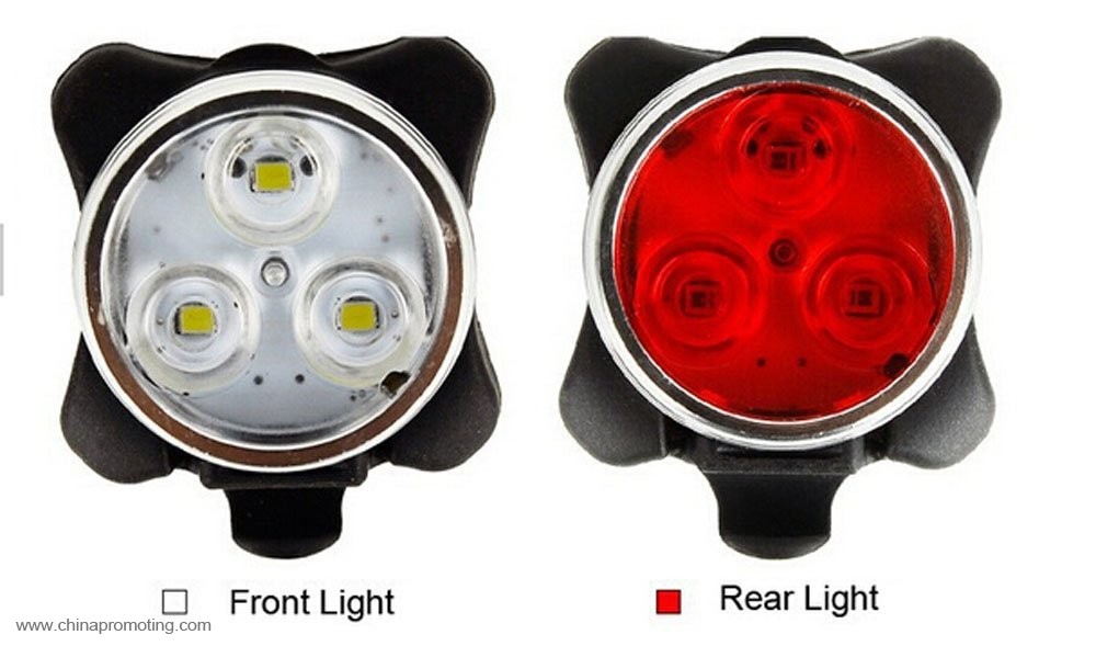 3 LED Sport Lighting USB Rechargeable Bike Cycling