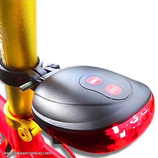 5 LED+2 Laser Cycling Bicycle Rear Flashing Light