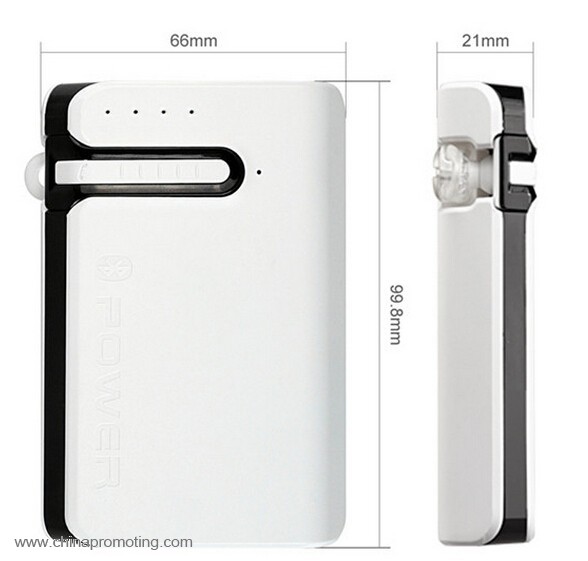 Wireless power bank with bluetooth 3.0/4.0 earphone