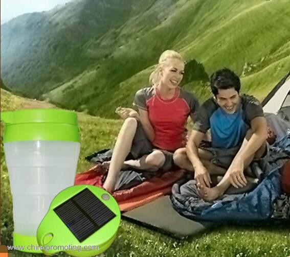 Solar energy light powered Cup camping lantern