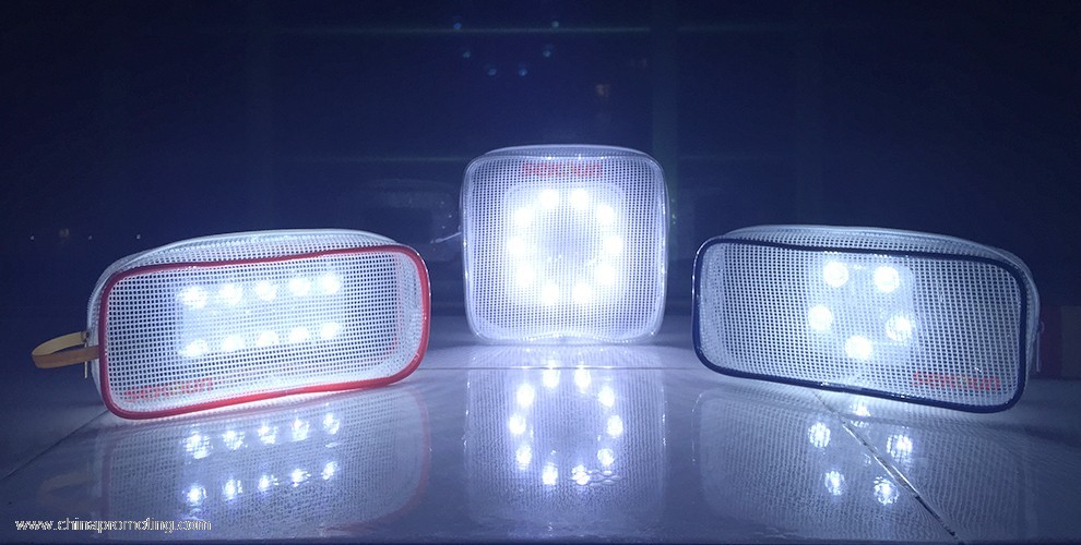 Foldable rechargeable file bag solar light