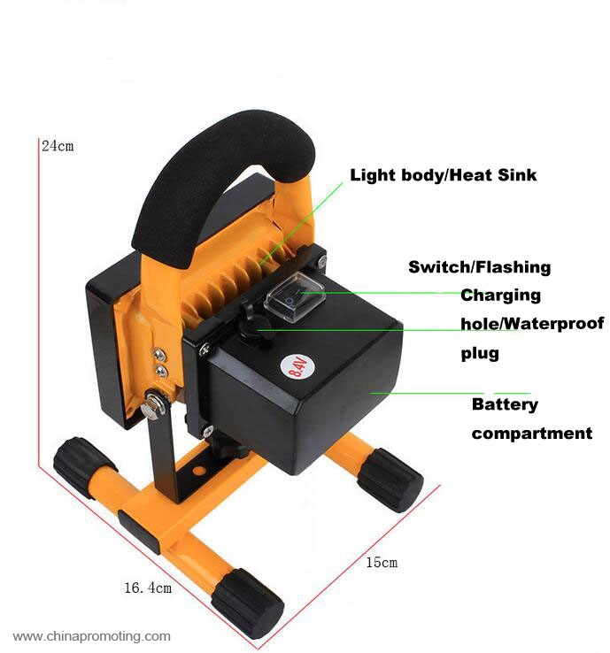 10w 6led Led flood light 