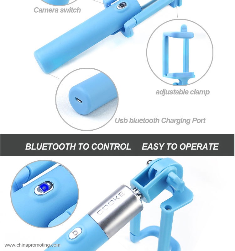 Camera bluetooth selfie stick