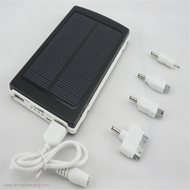 12000mah waterproof solar cellphone charger power bank