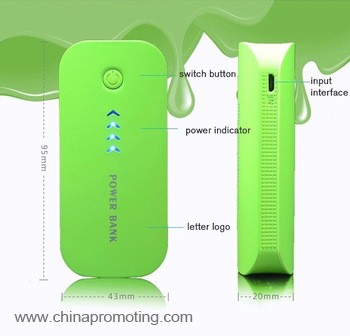 Colorful power bank 5600mAh