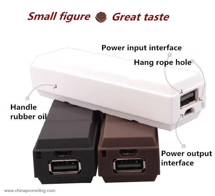 Chocolate Mobile Power Bank 2600mah