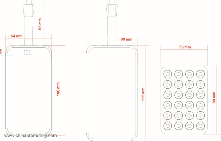 Sucker Power Bank 4000mAh