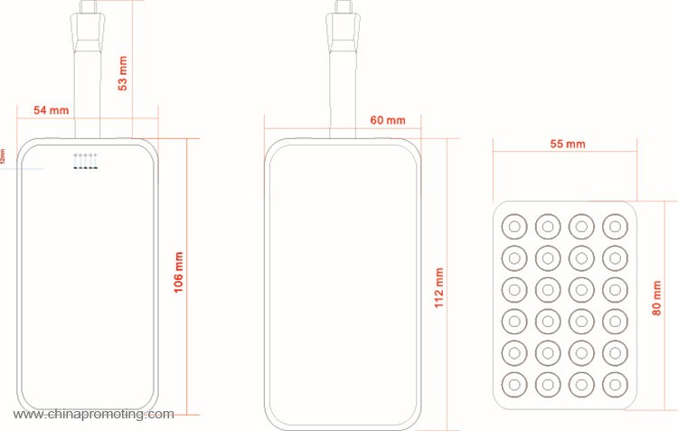 Sucker Power Bank 4000mAh