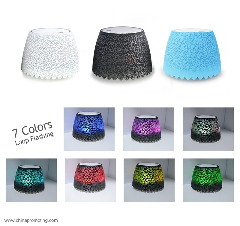 Speaker with Seven colors Led light