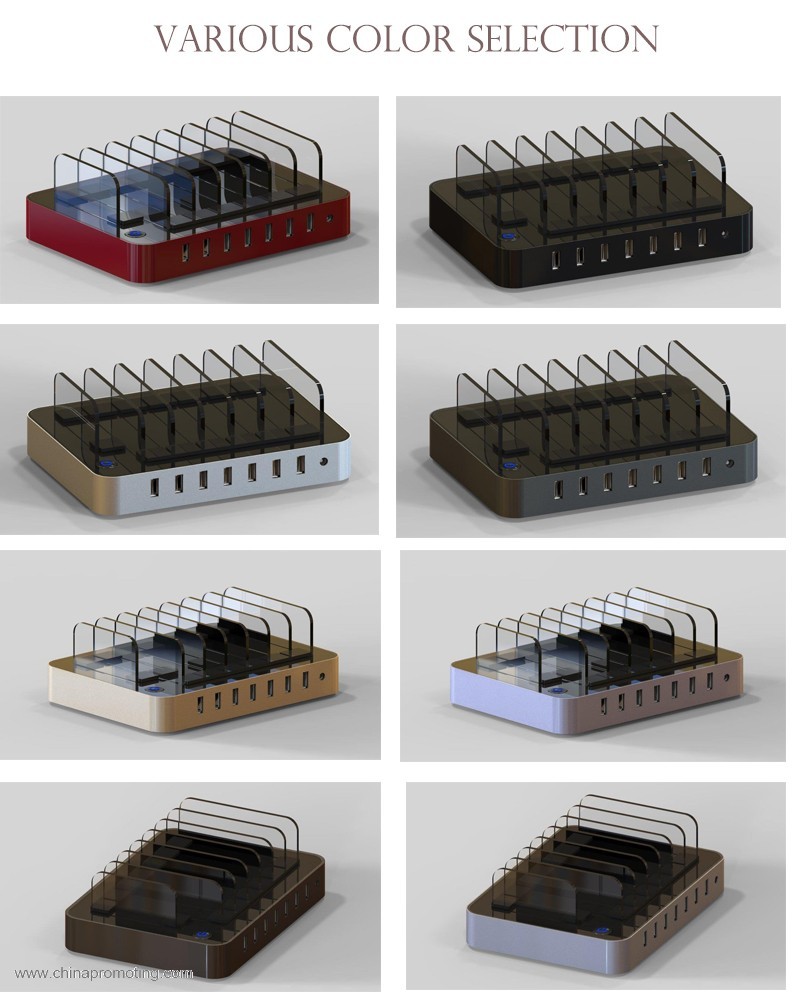 7 port usb charging dock