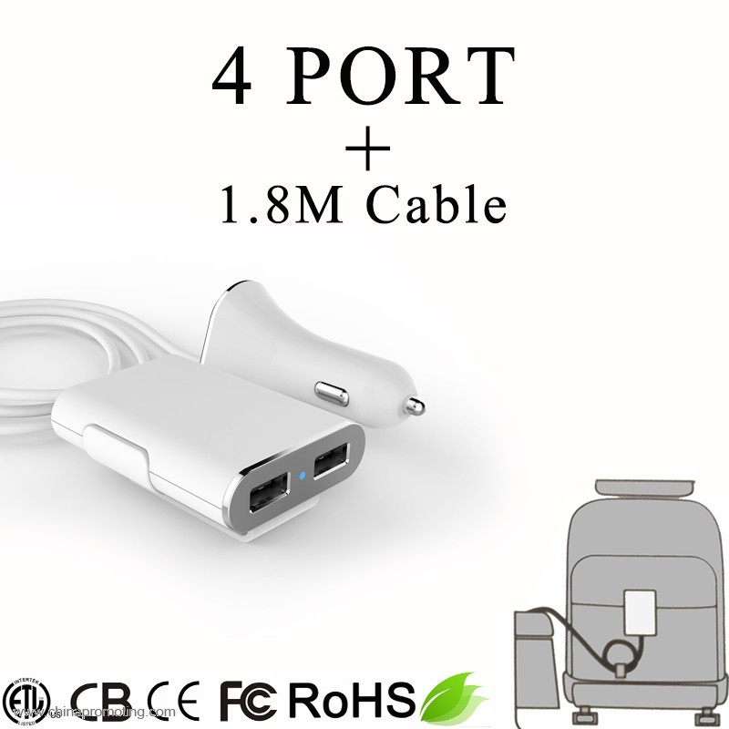 4 ports usb car charger