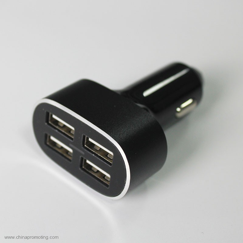 4 ports USB car mobile charger