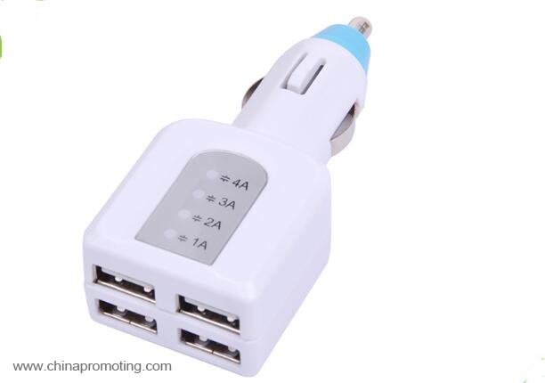 4 ports USB car charger