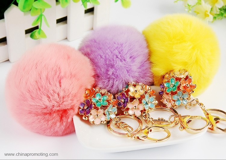 Flower Charm Key Chain