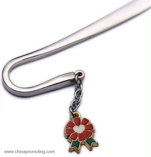 Flower metal bookmark 