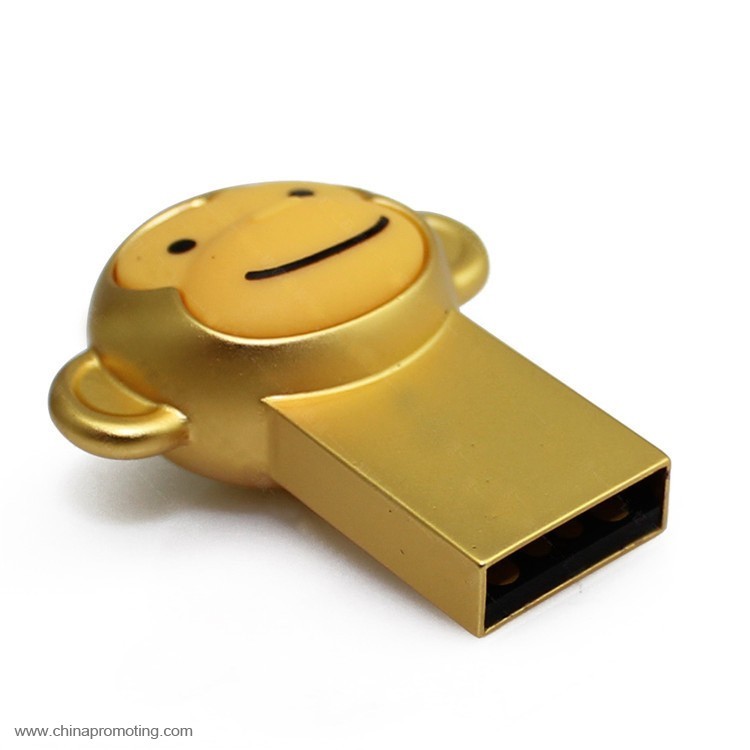 Monkey cartoon character usb flash drive