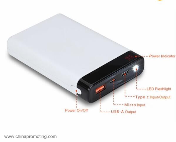 Quick charge 2.0 type-c power bank