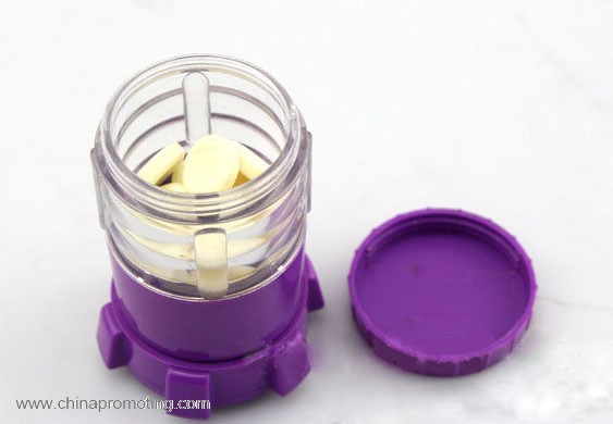 Pill Box With Divider