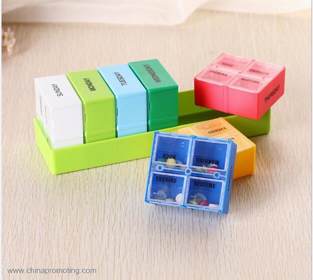 14 days convenient plastic pill box