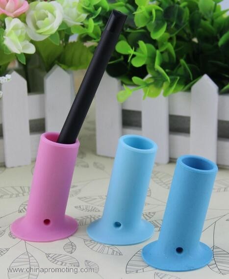 Silicone pen holder