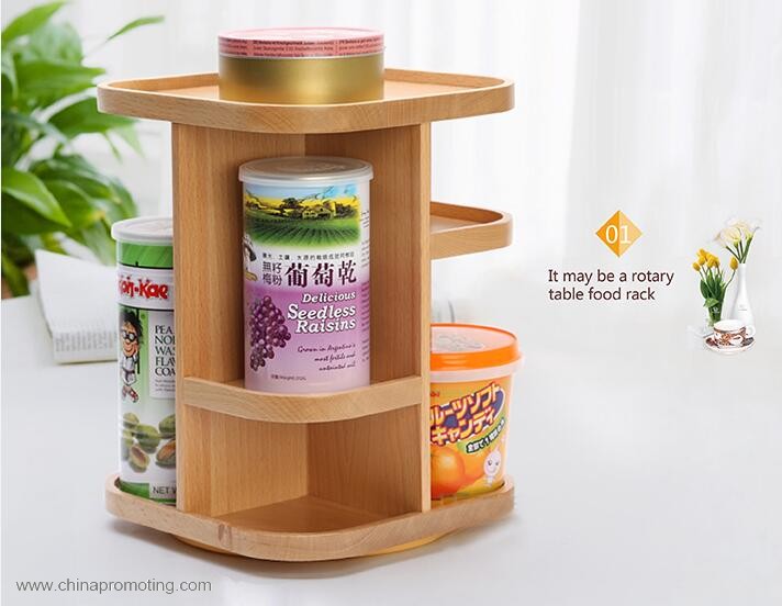 Desktop 360degree rotation cosmetic storage rack 