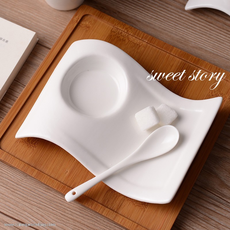 modern white ceramic coffee /tea mugs and cups set